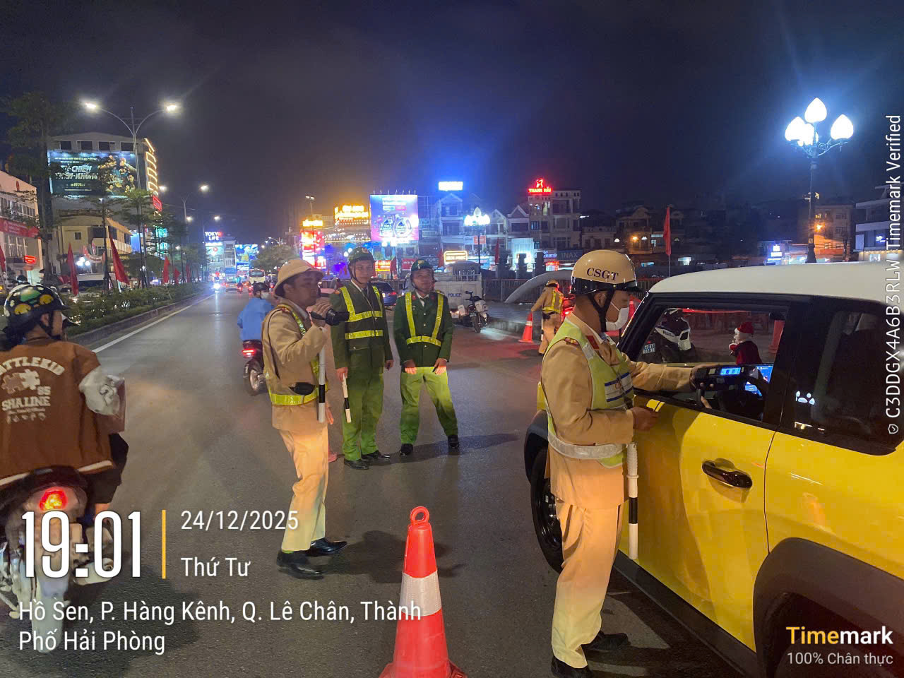 Lực lượng HP22-CATP: Chủ động bảo đảm an toàn Lễ Giáng sinh năm 2025